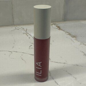 NEW! ILIA Balmy Gloss Tinted Lip Oil in Maybe Violet Clean Beauty .14oz NO BOX